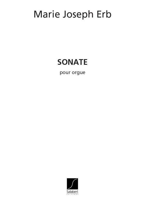 Sonate&nbsp;&nbsp;pour orgue&nbsp;&nbsp;