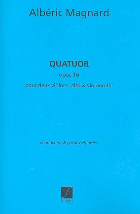 Quatuor op.16 pour 2 violons, alto&nbsp;&nbsp;et violoncelle&nbsp;&nbsp;partition et parties