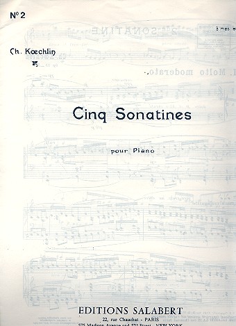 Sonatine no.2 &nbsp;&nbsp;pour piano&nbsp;&nbsp;