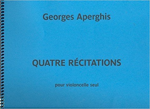 4 Récitations  pour violoncelle  