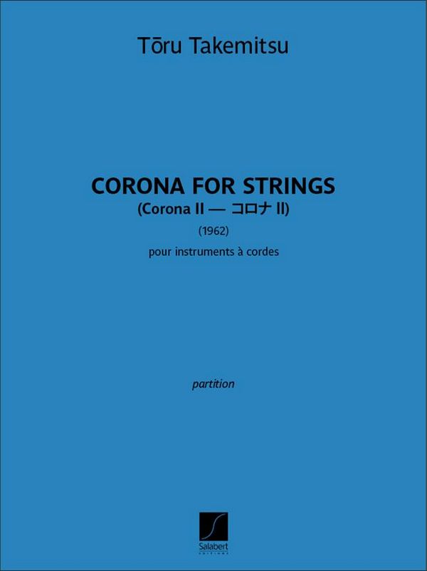 Corona II for strings  String Ensemble  score