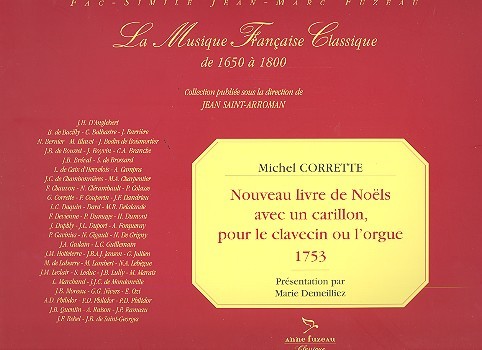 Nouveau livre de Noels avec un carillon  pour clavecin (orgue)  facsimile