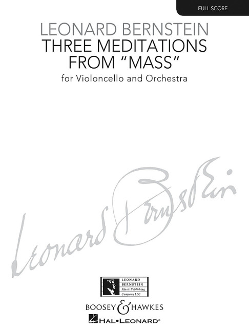 Three Meditations&nbsp;&nbsp;für Violoncello und Orchester&nbsp;&nbsp;Partitur