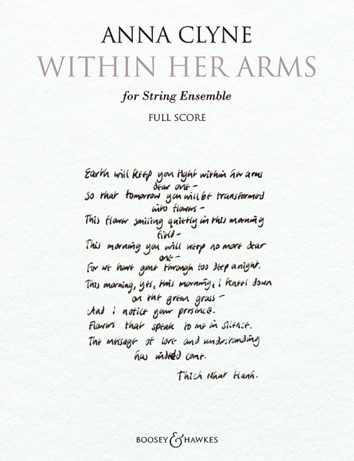 Within Her Arms&nbsp;&nbsp;for string ensemble&nbsp;&nbsp;full score