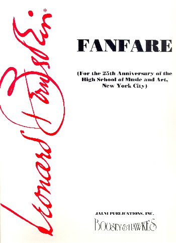 Fanfare for the 25th Anniversary of the High School of Music and Art&nbsp;&nbsp;für 11 Blechbläser und  3 Schlagzeuger&nbsp;&nbsp;Partitur und Stimmen