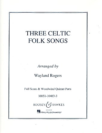 3 Celtic Folk Songs&nbsp;&nbsp;for children's chorus and instruments&nbsp;&nbsp;score and instrumental parts