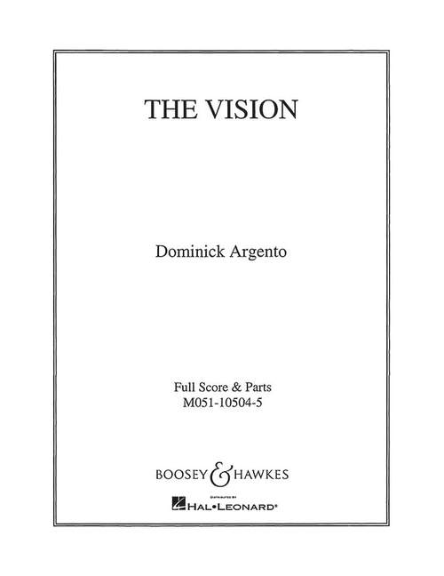The Vision&nbsp;&nbsp;for mixed chorus and string quartet&nbsp;&nbsp;score and parts (en)
