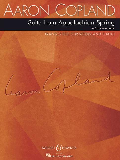 Suite from Appalachian Spring in 6 Movements&nbsp;&nbsp;for violin and piano&nbsp;&nbsp;