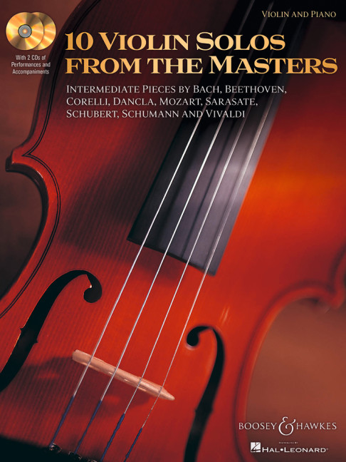 10 Violin Solos from the Masters (+2 CD's)  for violin and piano  