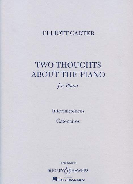 Two Thoughts about the Piano  for piano  