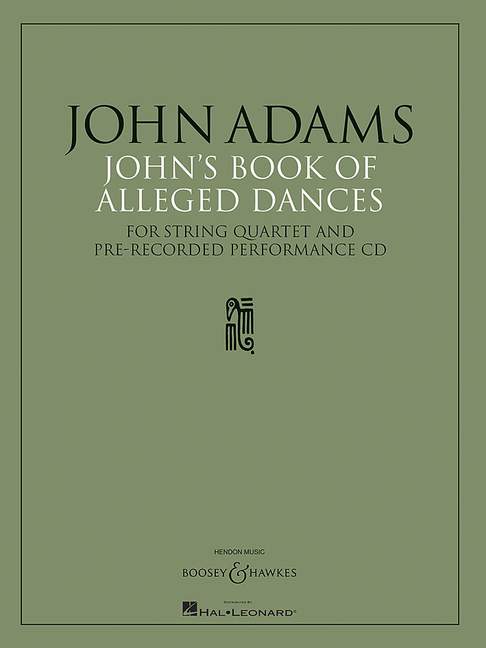 John's Book of alleged Dances (+CD)  für Streichquartett und Zuspiel-CD  Partitur und Stimmen