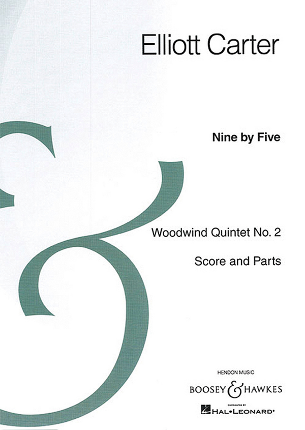 Nine by Five  für Flöte, Oboe, Klarinette, Horn und Fagott  Partitur und Stimmen
