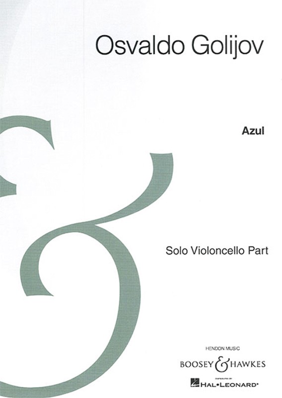 Golijov, Osvaldo: Azul&nbsp;&nbsp;für Violoncello und Orchester&nbsp;&nbsp;Einzelstimme