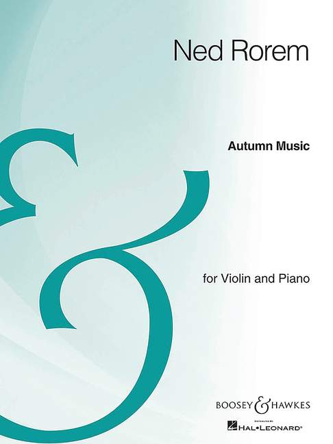 Rorem, Ned: Autumn Music&nbsp;&nbsp;für Violine und Klavier&nbsp;&nbsp;