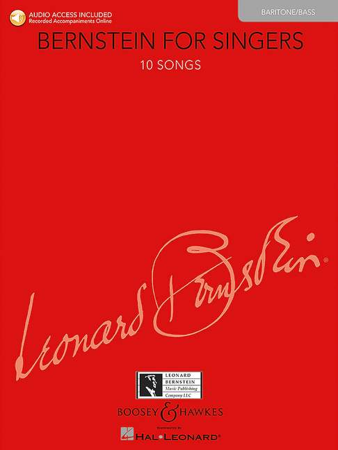 Bernstein for Singers (+Audio Access)  for baritone (bass) and piano  