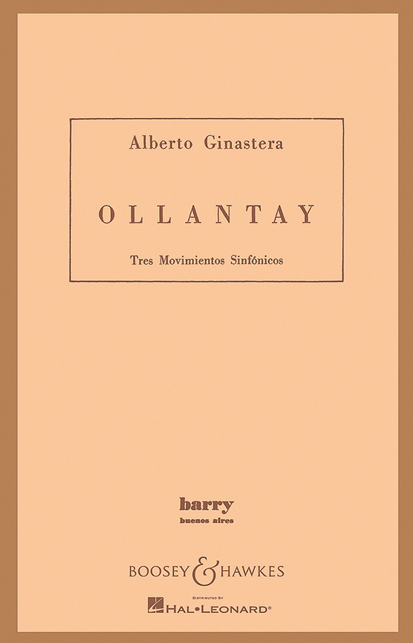 Ollantay op.17  für Orchester  Studienpartitur