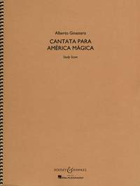 Cantata para America Magica op. 27 HPS 1042  für Sopran, Schlagwerk und Orchester  Studienpartitur