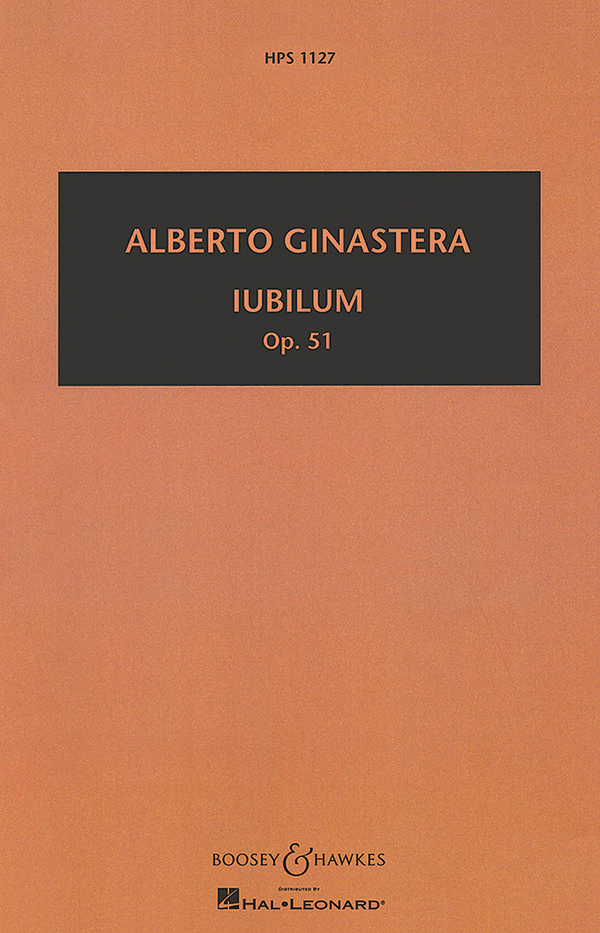 Iubilum op. 51 HPS 1127  für Orchester  Studienpartitur