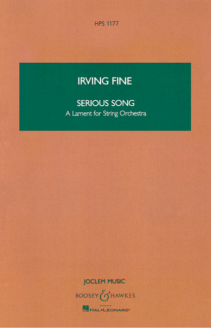 Fine, Irving: Serious Song HPS 1177&nbsp;&nbsp;für Streichorchester&nbsp;&nbsp;Studienpartitur