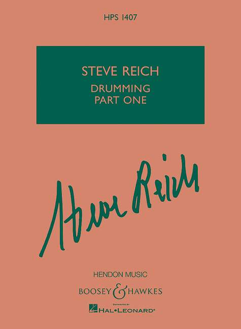 Reich, Steve: Drumming&nbsp;&nbsp;für Bongos&nbsp;&nbsp;Studienpartitur