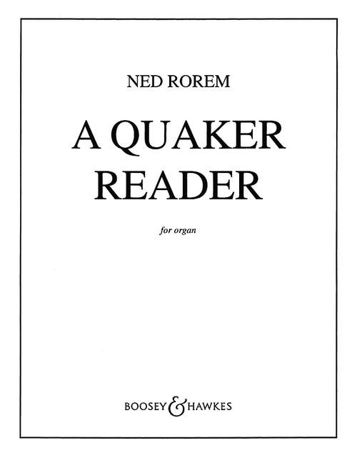A Quaker Reader  für Orgel  