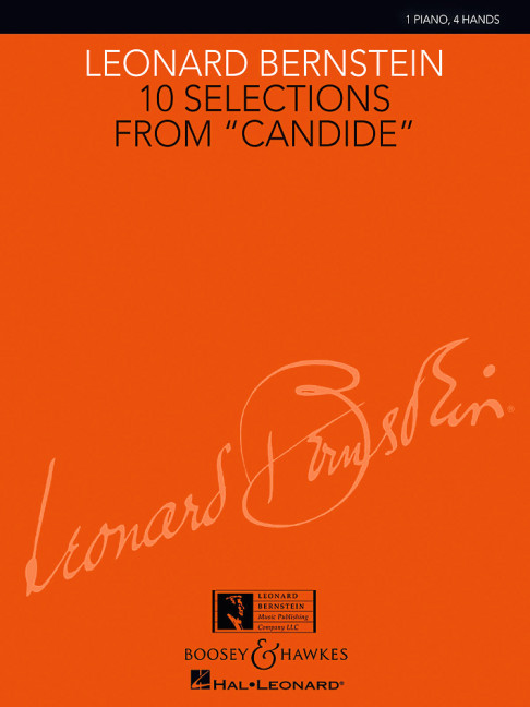 10 selections from candide  for piano 4 hands  