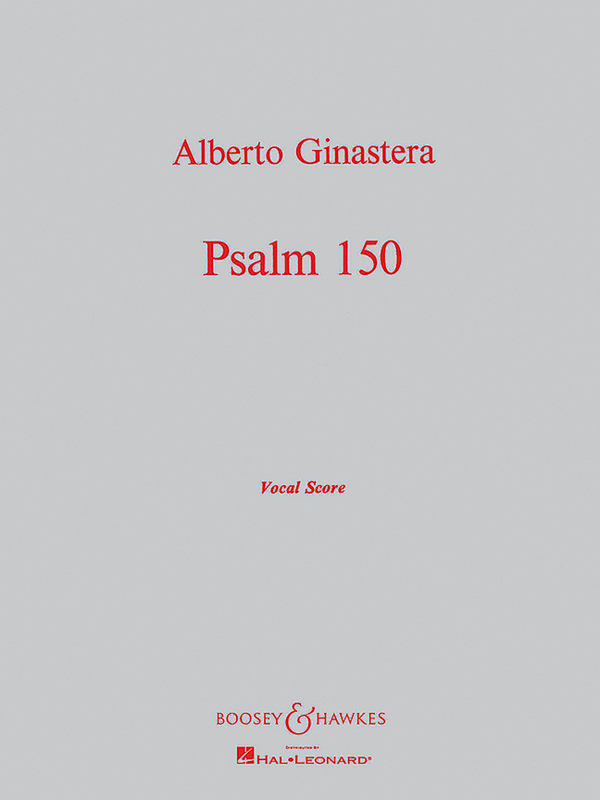 Psalm 150 op.5  for mixed chorus and orchestra  vocal score (la)