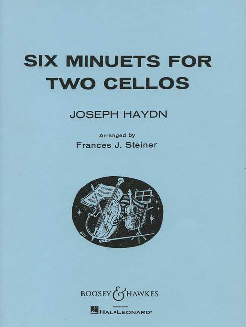 6 Minuets  for 2 violoncellis  score
