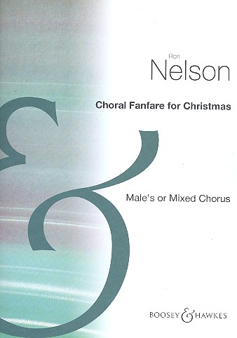 Choral Fanfare for Christmas&nbsp;&nbsp;for male chorus (mixed chorus) and brass instruments&nbsp;&nbsp;score