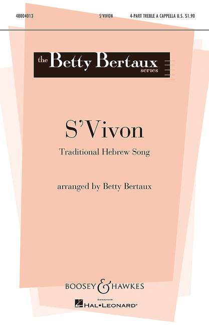 S'vivon&nbsp;&nbsp;für Kinderchor oder Frauenchor (SSSS) a cappella&nbsp;&nbsp;Chorpartitur