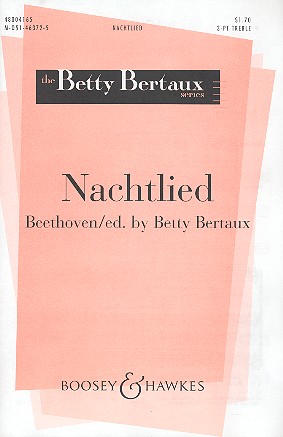 Nachtlied&nbsp;&nbsp;für Chor (SSA) a cappella&nbsp;&nbsp;Chorpartitur
