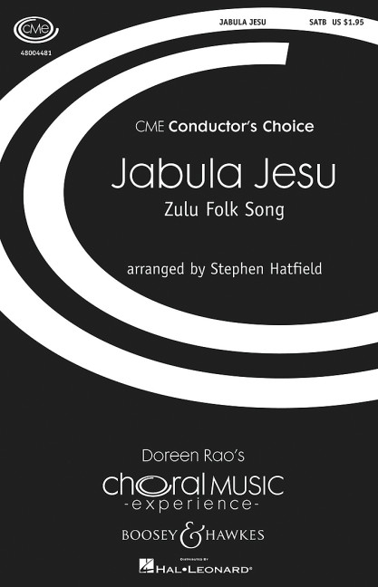 Jabula Jesu  für Soli (S/T) und gemischter Chor (SSATB), Percussion optional  Chorpartitur