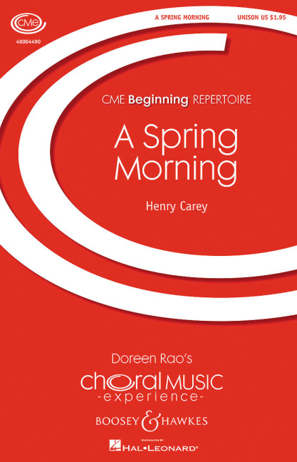 Carey, Henry: Spring Morning&nbsp;&nbsp;für Chor unisono und Klavier&nbsp;&nbsp;Chorpartitur