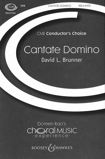 Brunner, David L.: Cantate Domino&nbsp;&nbsp;für gemischter Chor (SATB) und Klavier&nbsp;&nbsp;Chorpartitur