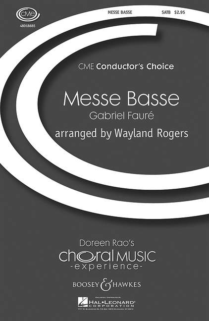 Messe Basse&nbsp;&nbsp;for soprano, mixed choir ,organ or harmonium&nbsp;&nbsp;choral score