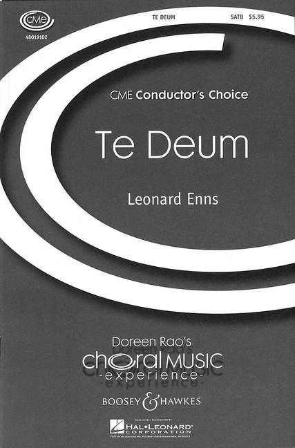 Enns, Leonard: Te Deum&nbsp;&nbsp;für gemischter Chor (SATB) a cappella oder mit Klavier&nbsp;&nbsp;Chorpartitur