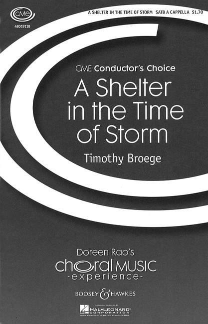 A Shelter in the Time of Storm&nbsp;&nbsp;für gemischter Chor (SATB) a cappella&nbsp;&nbsp;