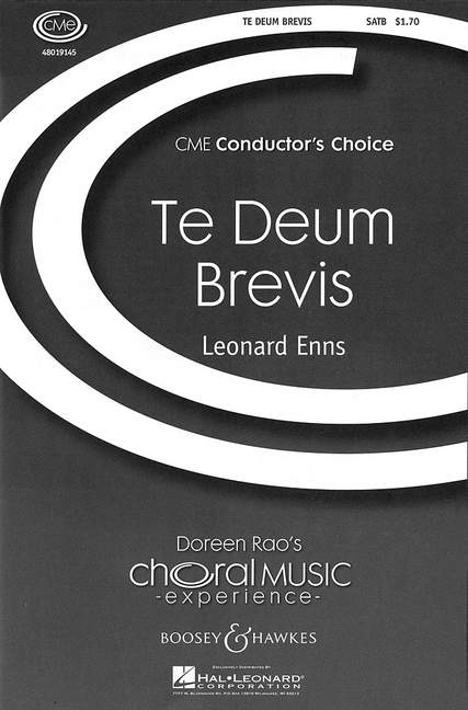 Enns, Leonard: Te Deum Brevis&nbsp;&nbsp;für gemischter Chor (SATB)&nbsp;&nbsp;Chorpartitur