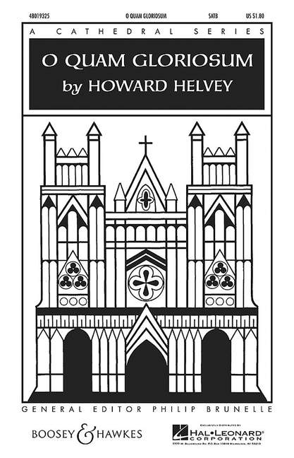 O quam gloriosum&nbsp;&nbsp;für gemischter Chor (SATB) und Klarinette&nbsp;&nbsp;Sing- und Spielpartitur