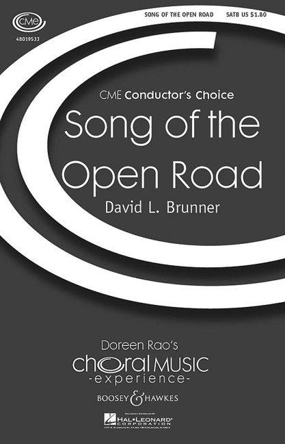 Brunner, David L.: Song of the Open Road&nbsp;&nbsp;für gemischter Chor (SATB) und Klavier&nbsp;&nbsp;