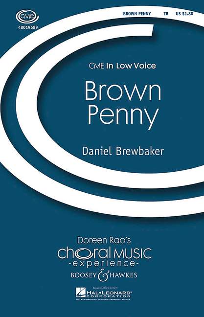 Brewbaker, Daniel: Brown Penny&nbsp;&nbsp;für Männerchor und Klavier&nbsp;&nbsp;Chorpartitur