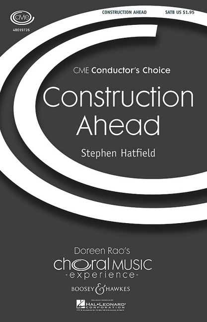 Construction Ahead  für gemischter Chor (SATB) und Schlagwerk  