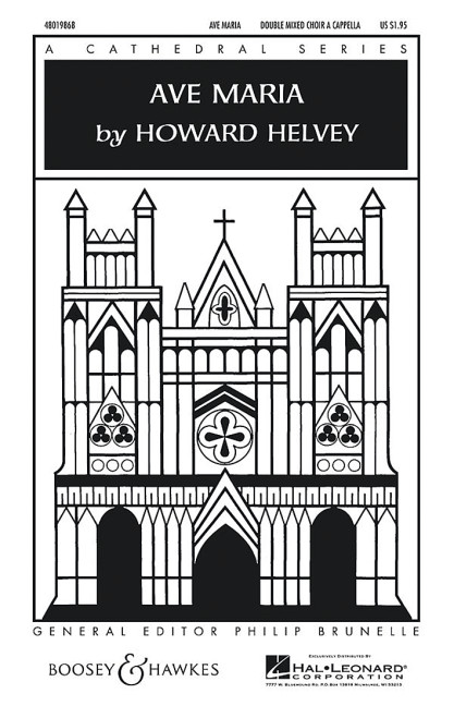 Ave Maria&nbsp;&nbsp;für gemischter Chor (SATB/SATB) und Klavier&nbsp;&nbsp;Chorpartitur