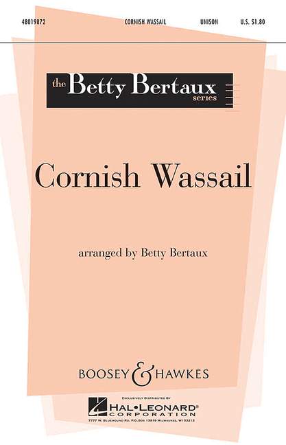 Cornish Wassail&nbsp;&nbsp;für Chor unisono und Klavier&nbsp;&nbsp;Chorpartitur