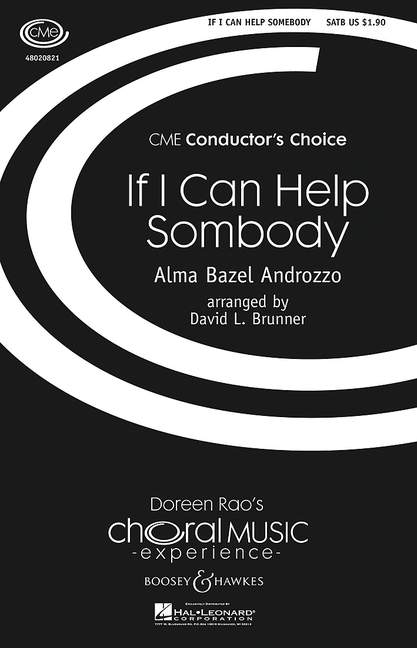 If I can help somebody&nbsp;&nbsp;für gemischter Chor (SATB) und Klavier&nbsp;&nbsp;