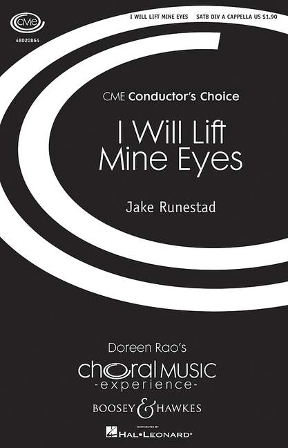 Runestad, Jake: I Will Lift Mine Eyes&nbsp;&nbsp;für gemischter Chor (SATB divisi) a cappella&nbsp;&nbsp;Chorpartitur
