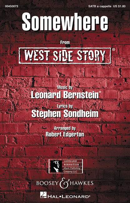 West Side Story&nbsp;&nbsp;für gemischter Chor (SATB) a cappella&nbsp;&nbsp;Chorpartitur
