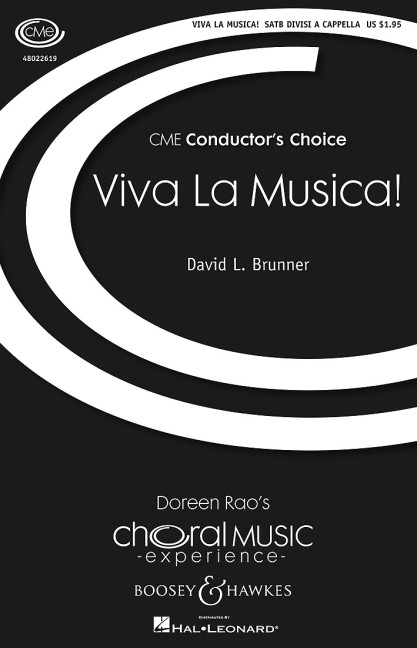 Brunner, David L.: Viva La Musica!&nbsp;&nbsp;für gemischter Chor (SATB divisi) a cappella&nbsp;&nbsp;Chorpartitur