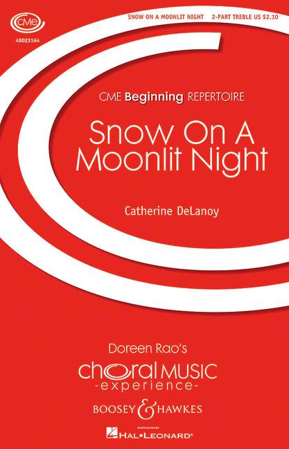Smetana, Friedrich: Snow On A Moonlit Night Beginning Repertoire&nbsp;&nbsp;für Chor (2 Stimmen) und Klavier&nbsp;&nbsp;Chorpartitur