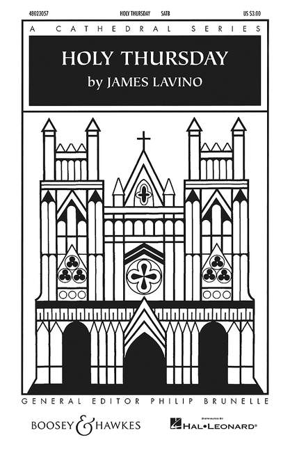 Lavino, James: Holy Thursday&nbsp;&nbsp;für 2 gemischte Chöre (SATB) und Orgel&nbsp;&nbsp;Orgelauszug